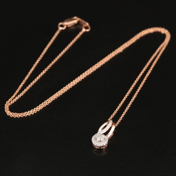 Karizia SPa Jewelry - Sterling Diamond Pendant Necklace